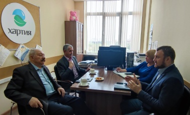 Рабочая встреча специалистов компании «Хартия» с депутатом Мособлдумы